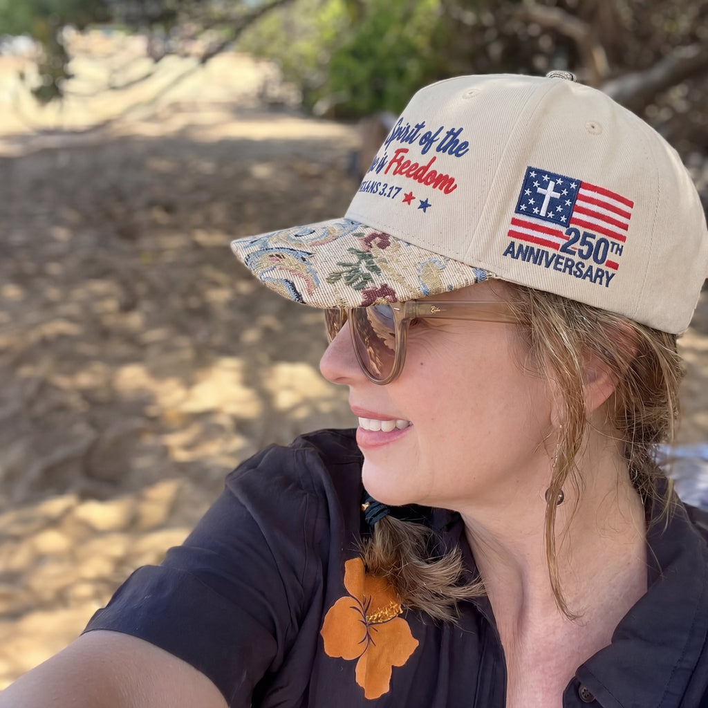 Lord, There Is Freedom FLoral Hat