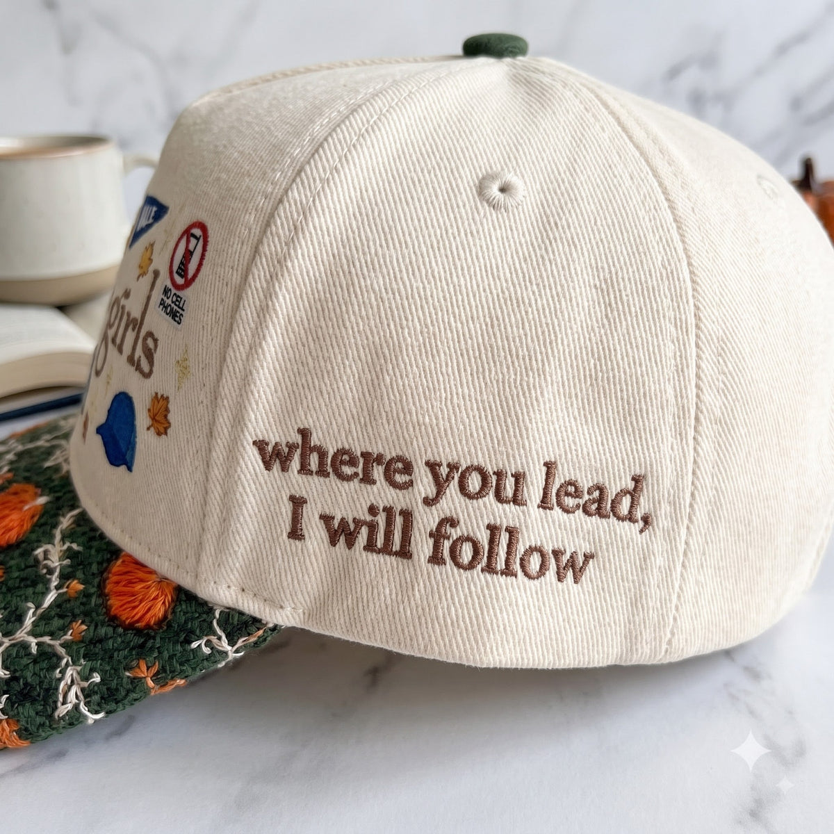Gilmore Girls Pumpkin Tapestry Brim Hat
