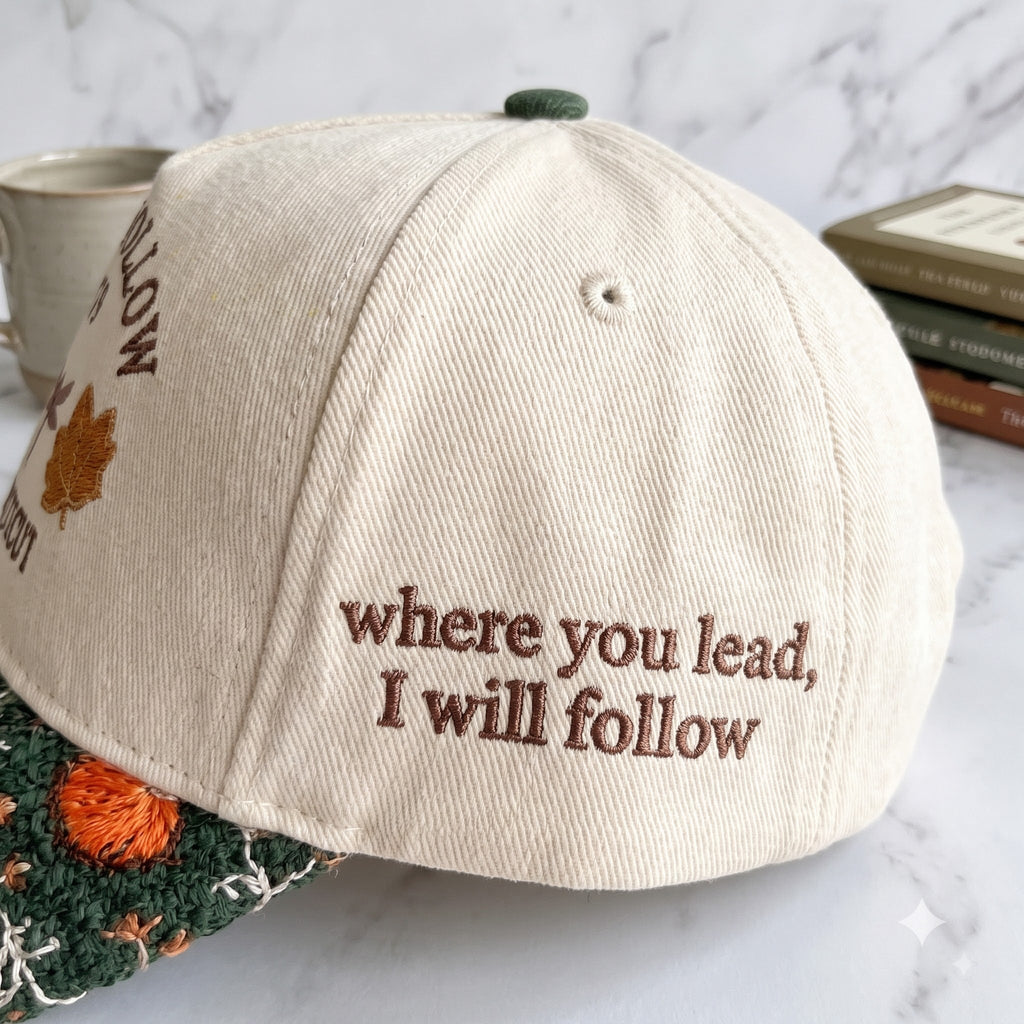 Stars Hollow Pumpkin Tapestry Brim Hat