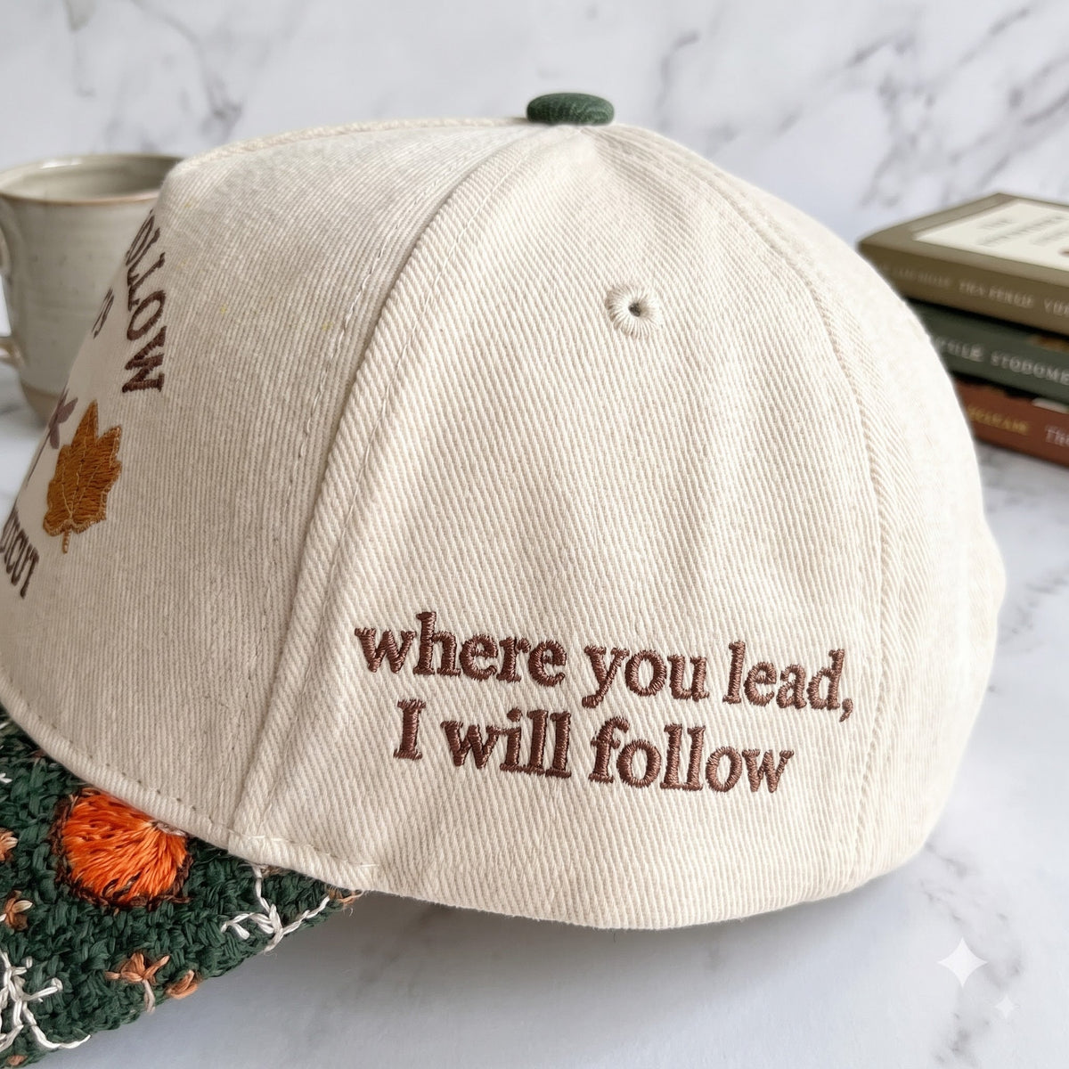 Stars Hollow Pumpkin Tapestry Brim Hat