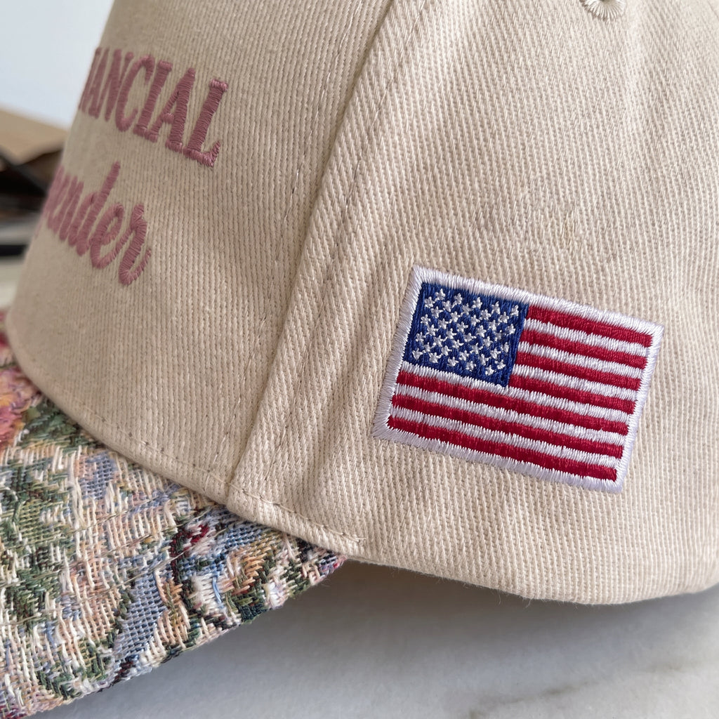 CHIEF FINANCIAL Overspender FLoral Hat