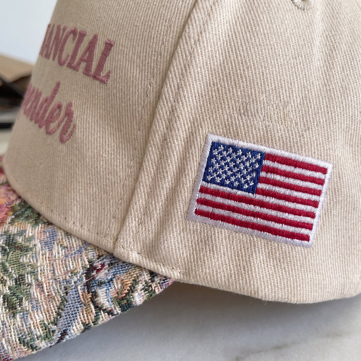 CHIEF FINANCIAL Overspender FLoral Hat