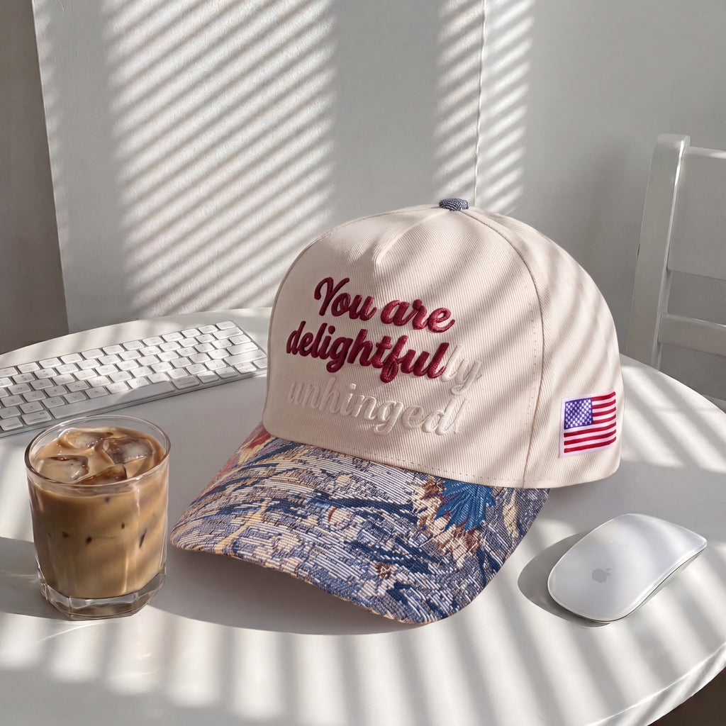 You Are Delightful Tapestry FLoral Hat