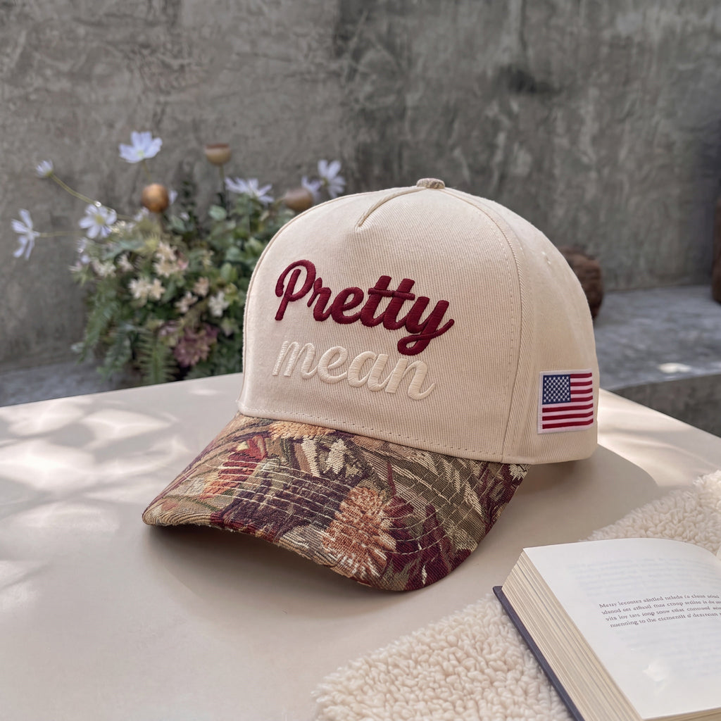 Pretty Tapestry FLoral Hat