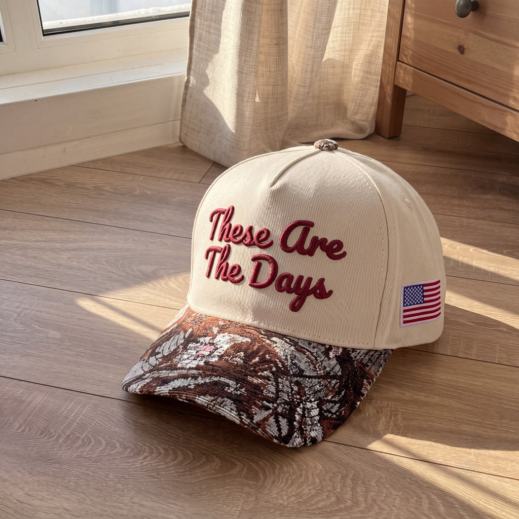 These Are The Day Tapestry FLoral Hat