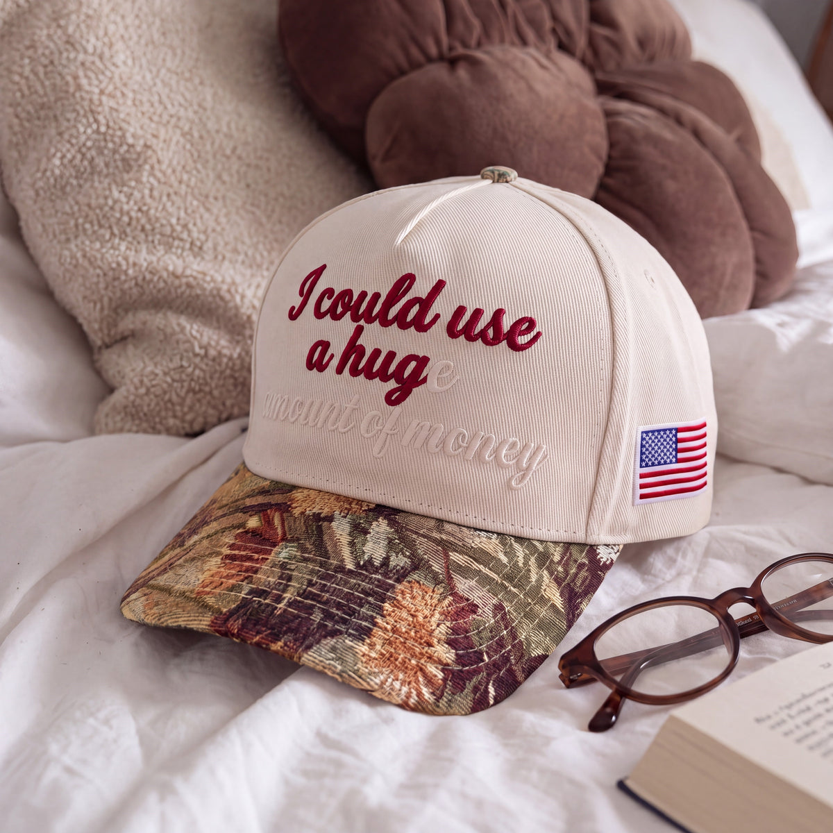 I Could Use A Hug Tapestry FLoral Hat