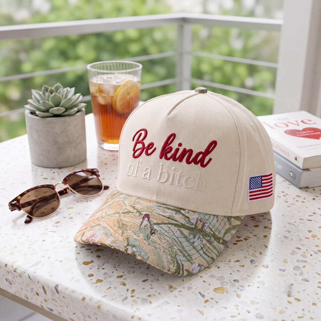 Be Kind Tapestry FLoral Hat