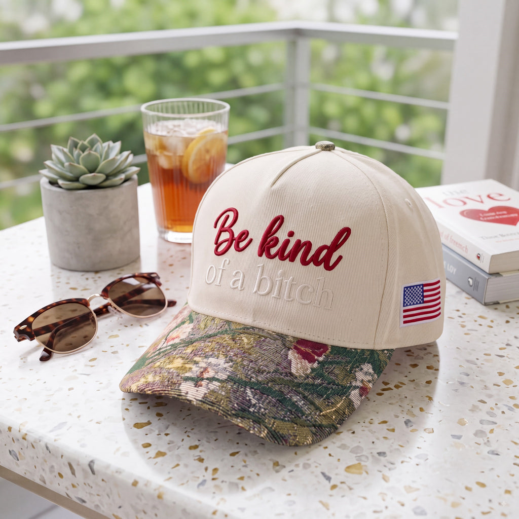 Be Kind Tapestry FLoral Hat