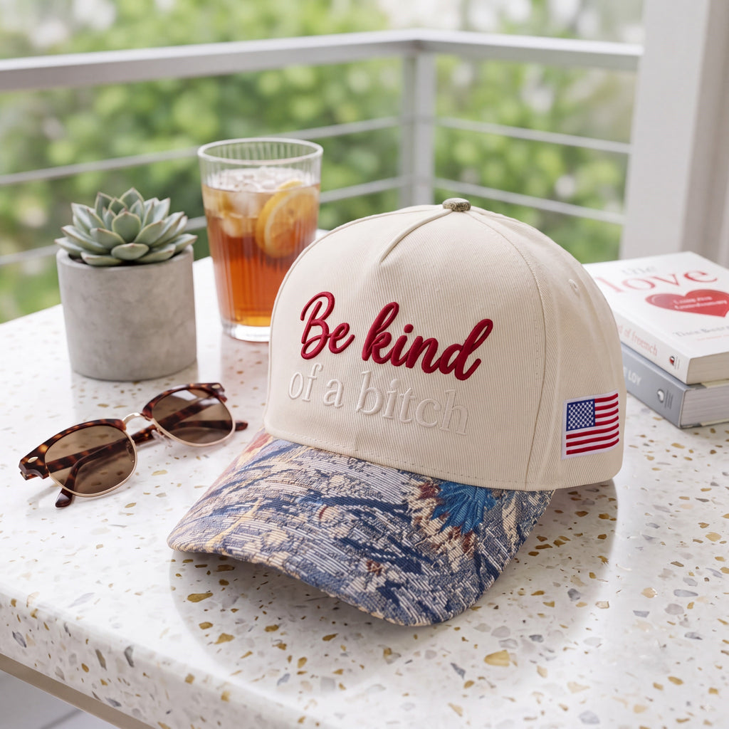 Be Kind Tapestry FLoral Hat