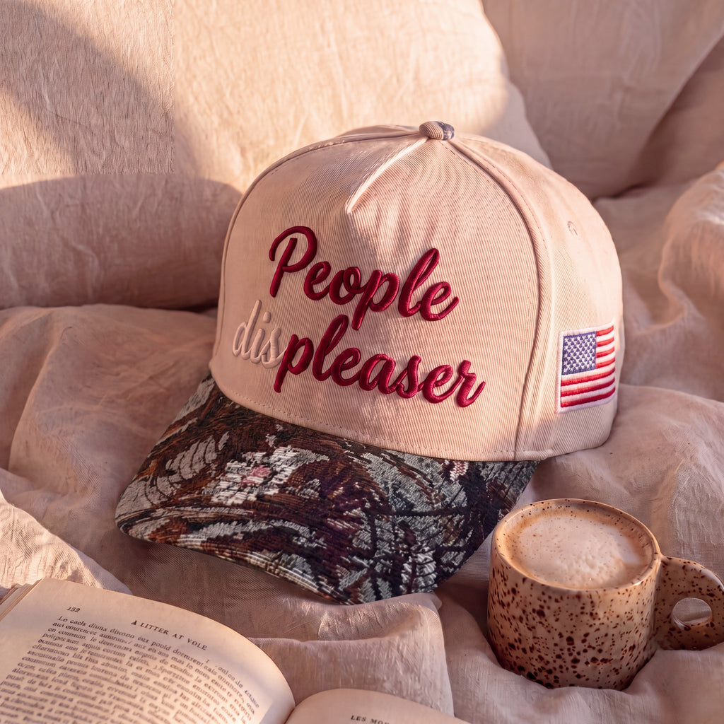 People Pleaser Tapestry FLoral Hat
