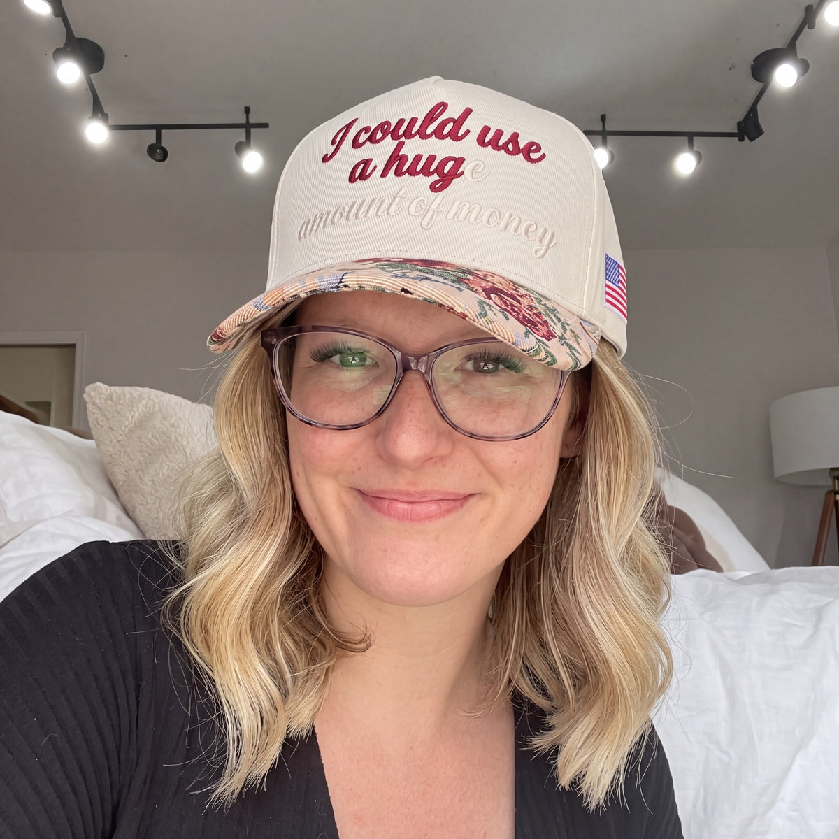 I Could Use A Hug Tapestry FLoral Hat