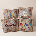 Embroidered Tapestry Floral Tote Bag