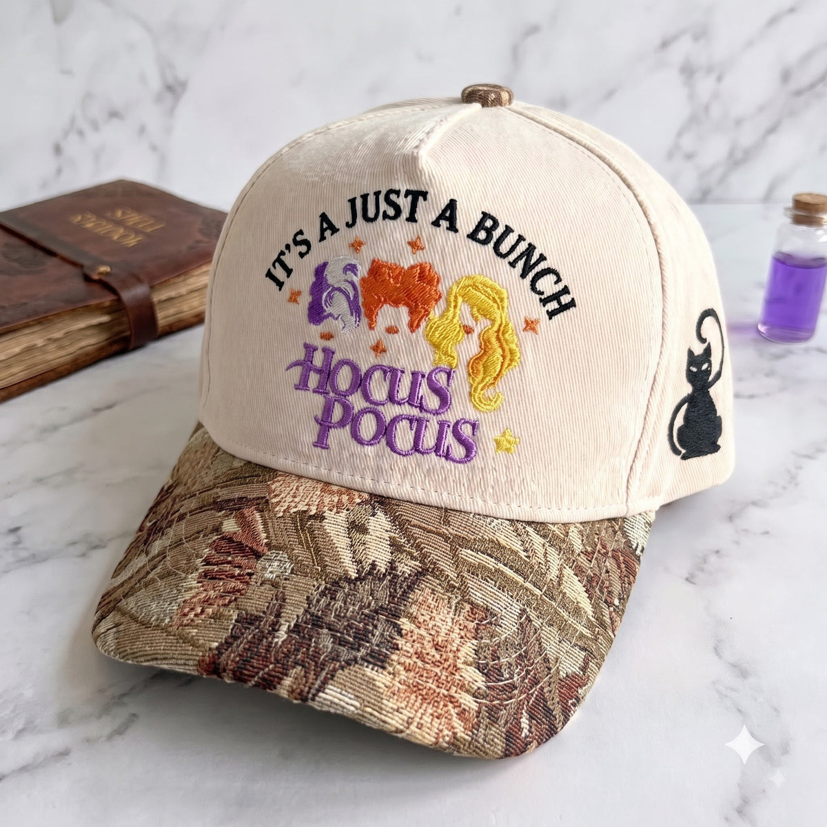 Bunch Pumpkin Tapestry Brim Hat
