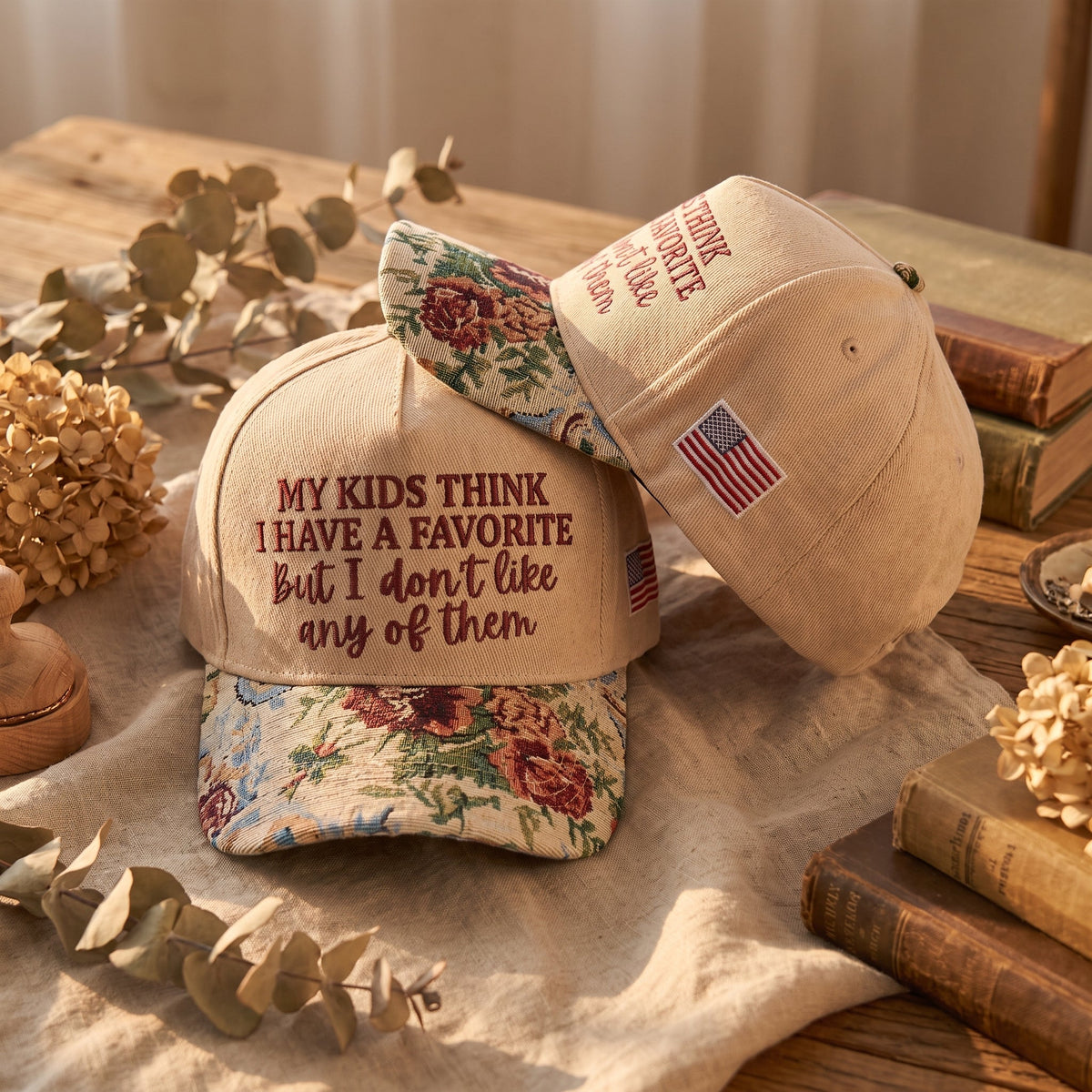 Don't Like Any Of Them FLoral Hat
