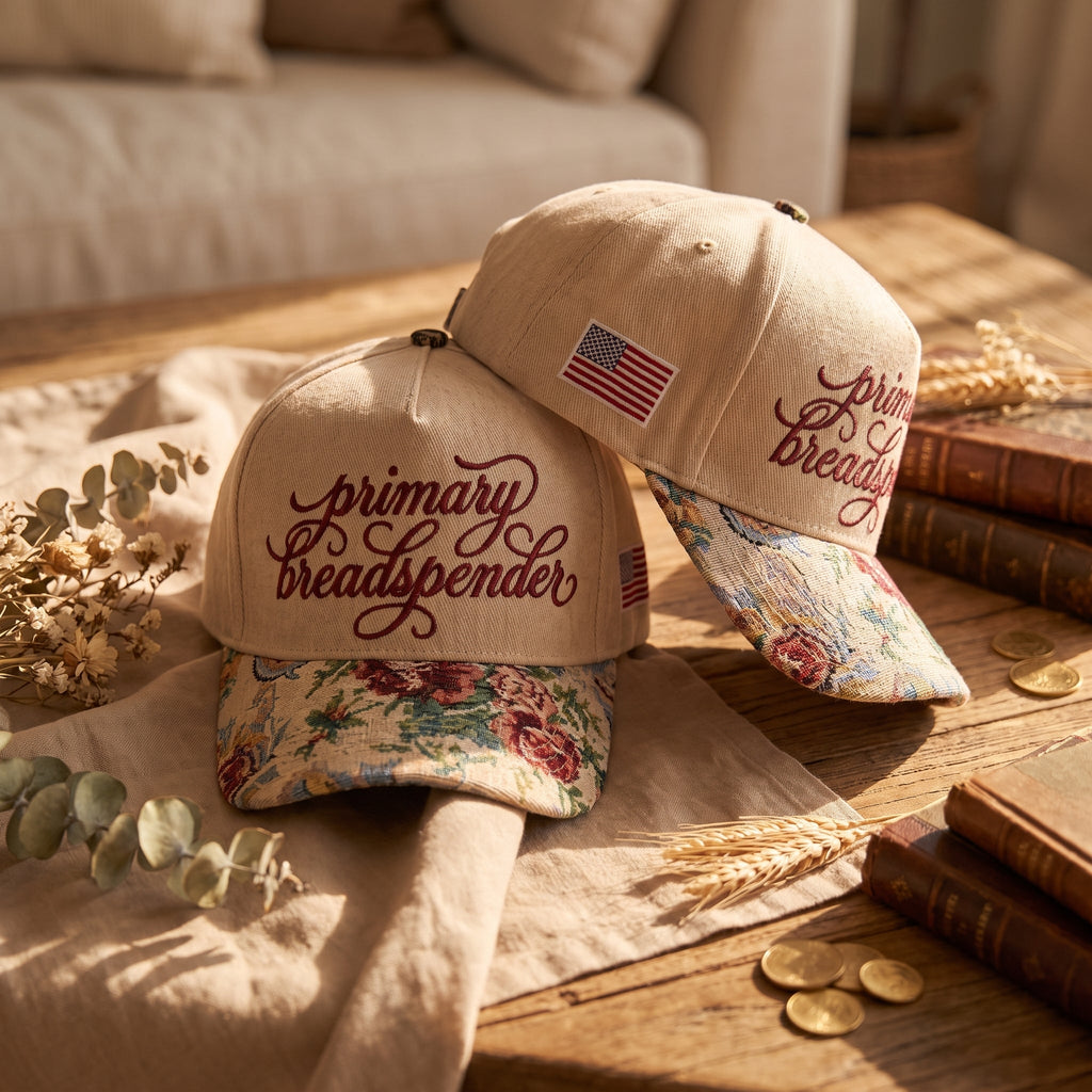 Primary Breadspender Embroidered FLoral Hat