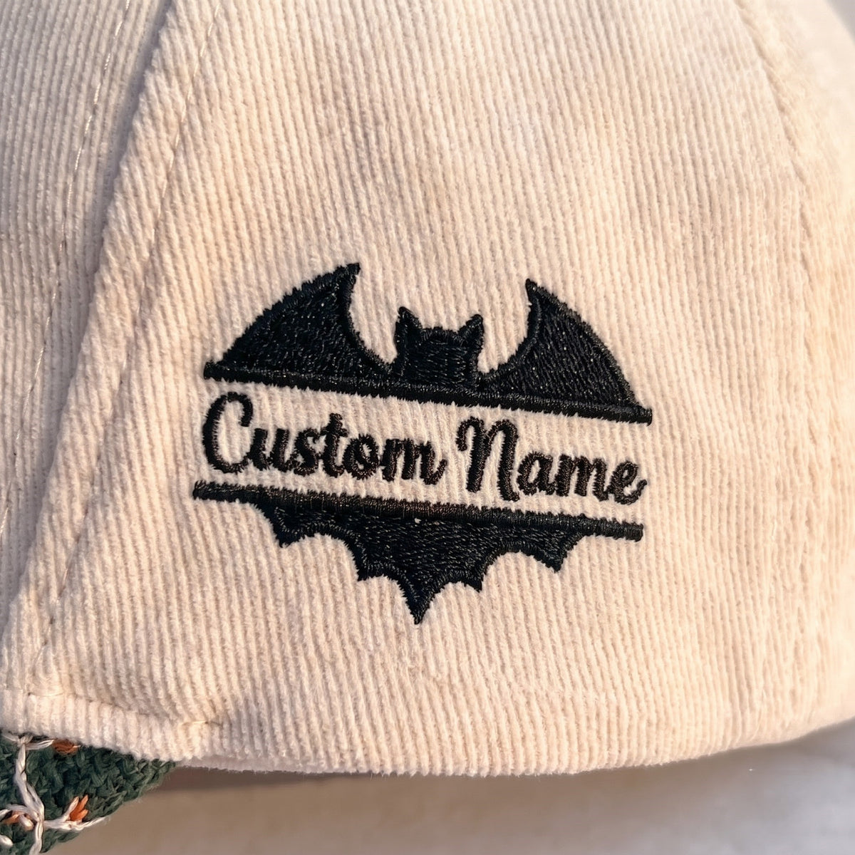PAPA Gliter Pumpkin Tapestry Brim Hat