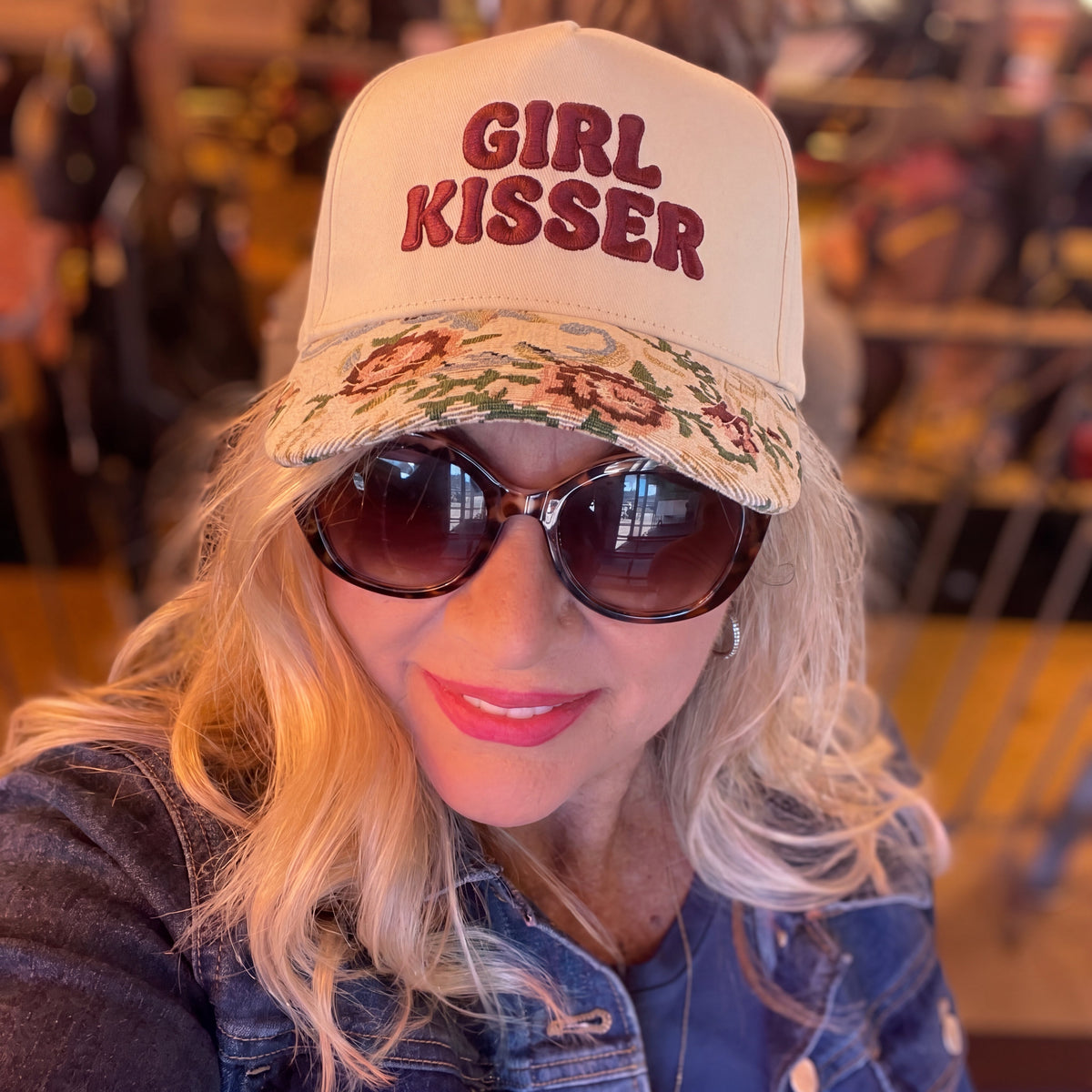 Girl Kisser FLoral Hat