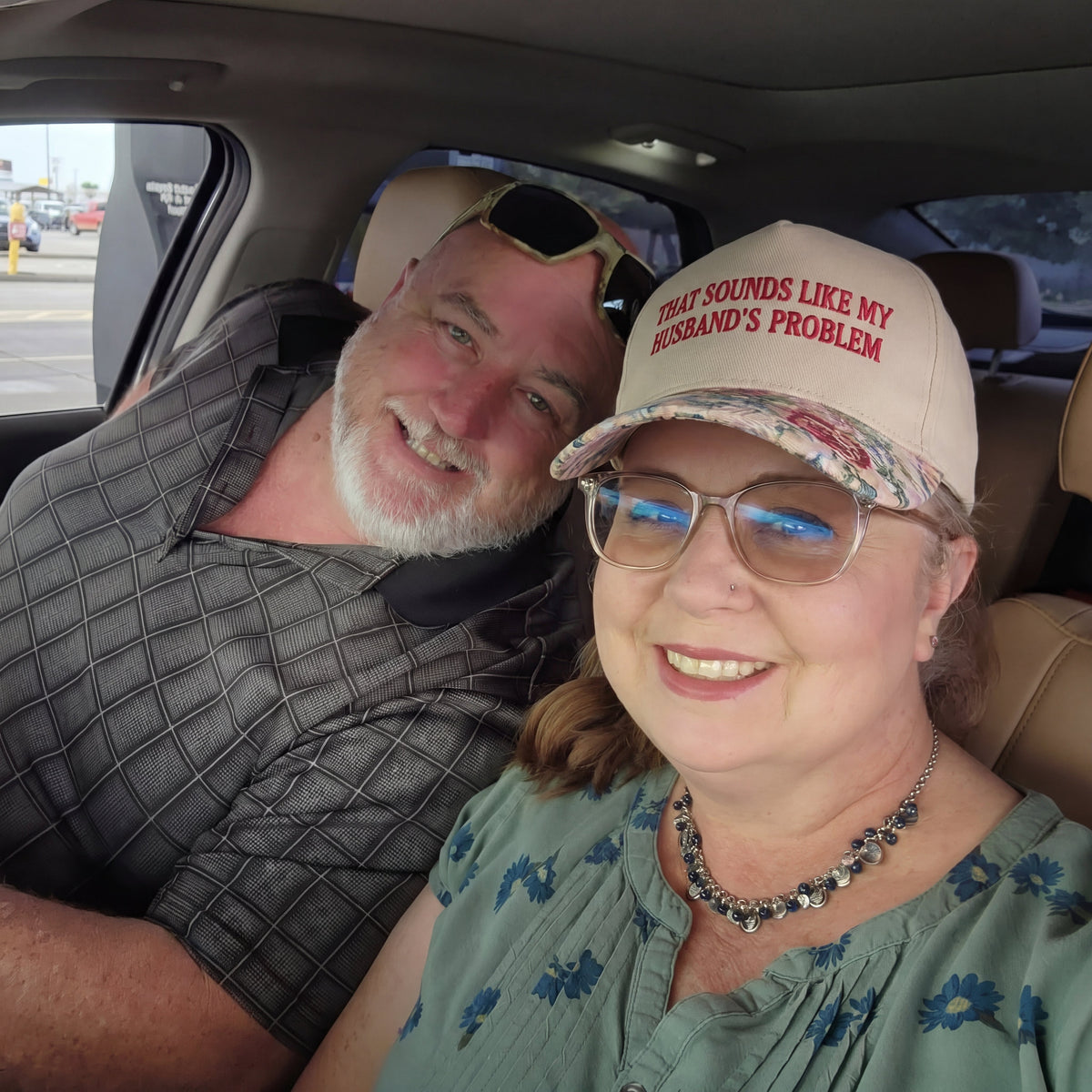 That Sounds Like My Husband's Problem FLoral Hat