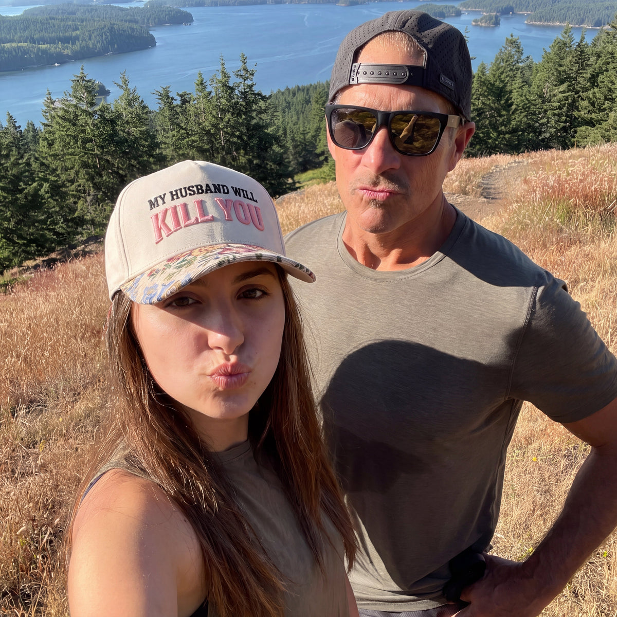 My Husband Will Kill You FLoral Hat