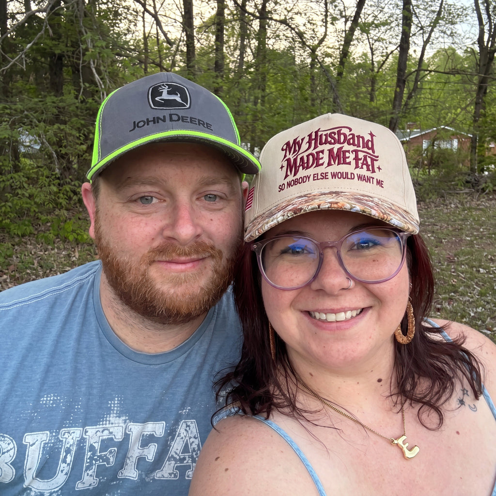 My Husband Made Me Fat FLoral Hat