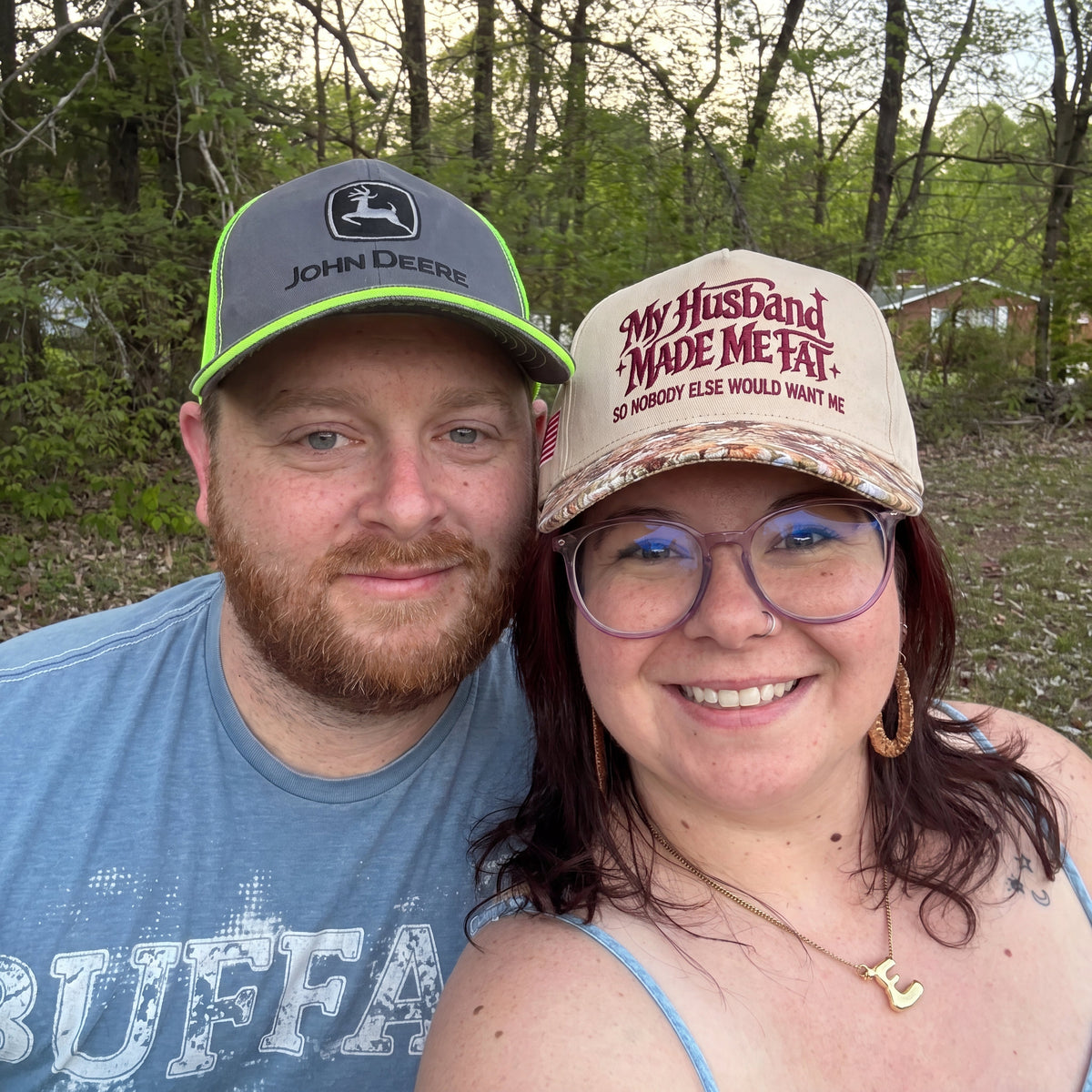 My Husband Made Me Fat FLoral Hat