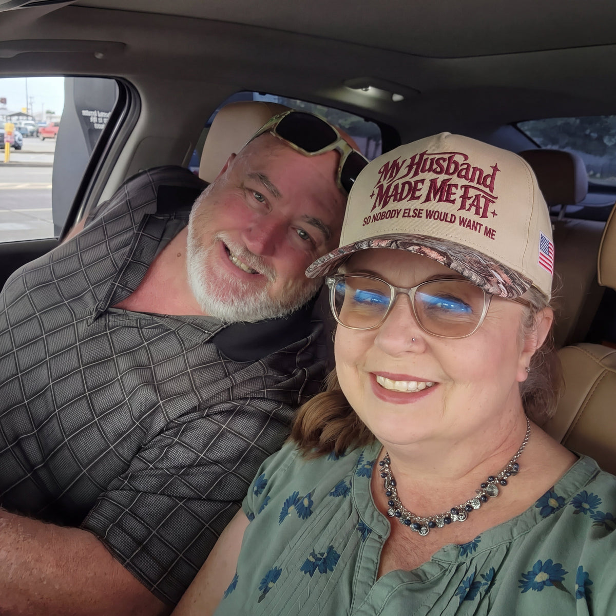 My Husband Made Me Fat FLoral Hat