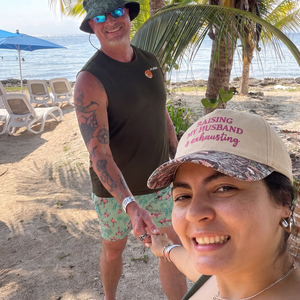 Raising My Husband FLoral Hat