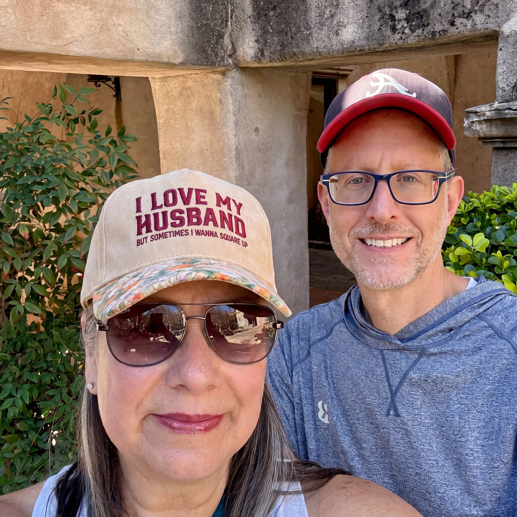 I Love My Husband But Sometime FLoral Hat