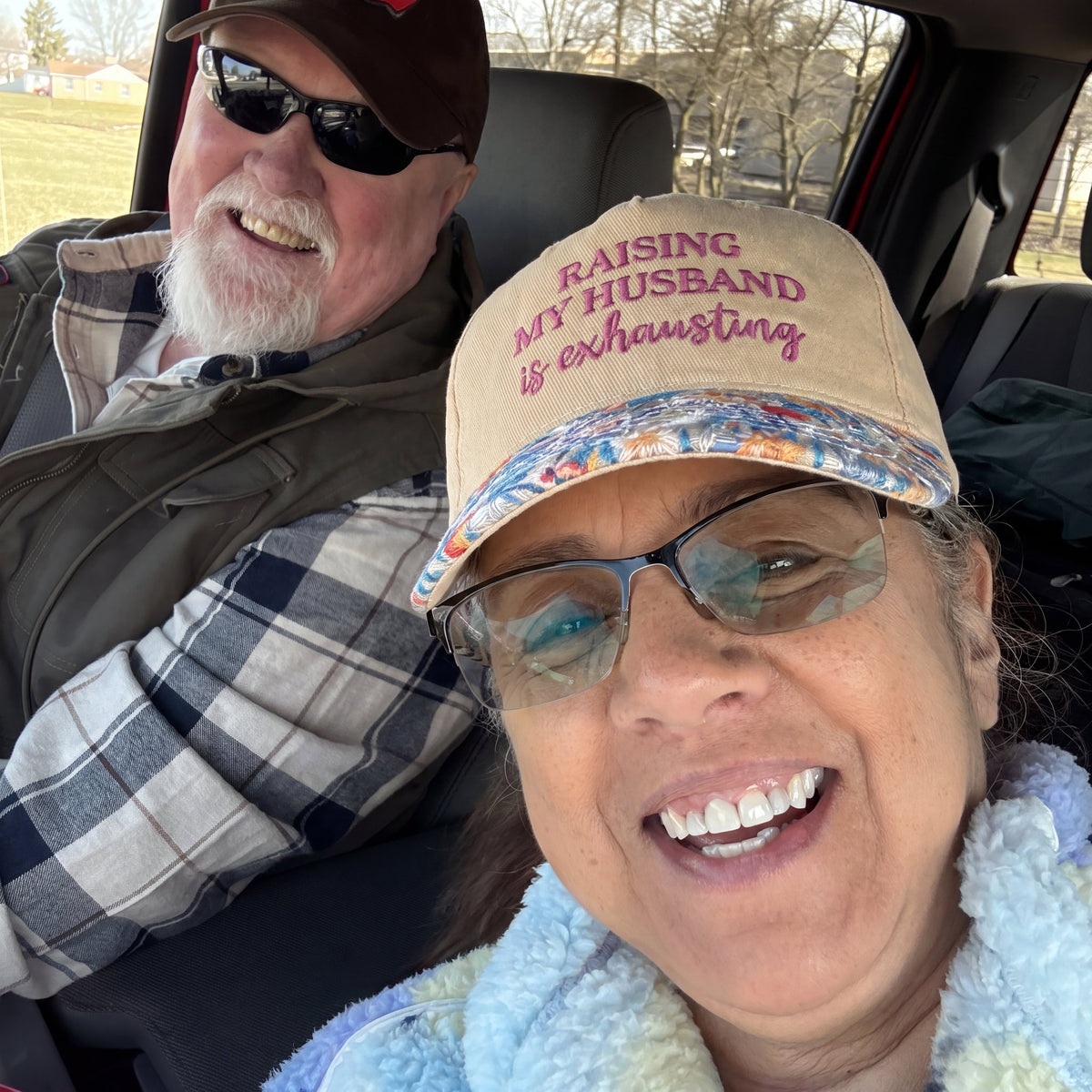 Raising My Husband FLoral Hat