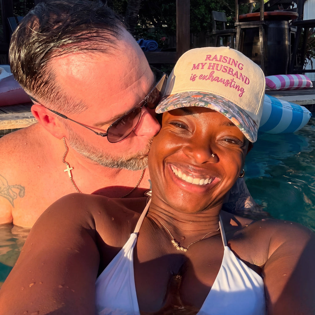 Raising My Husband FLoral Hat