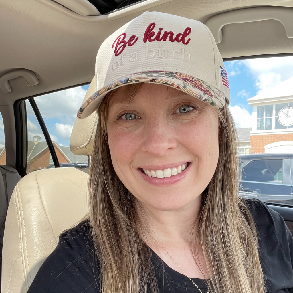 Be Kind Tapestry FLoral Hat