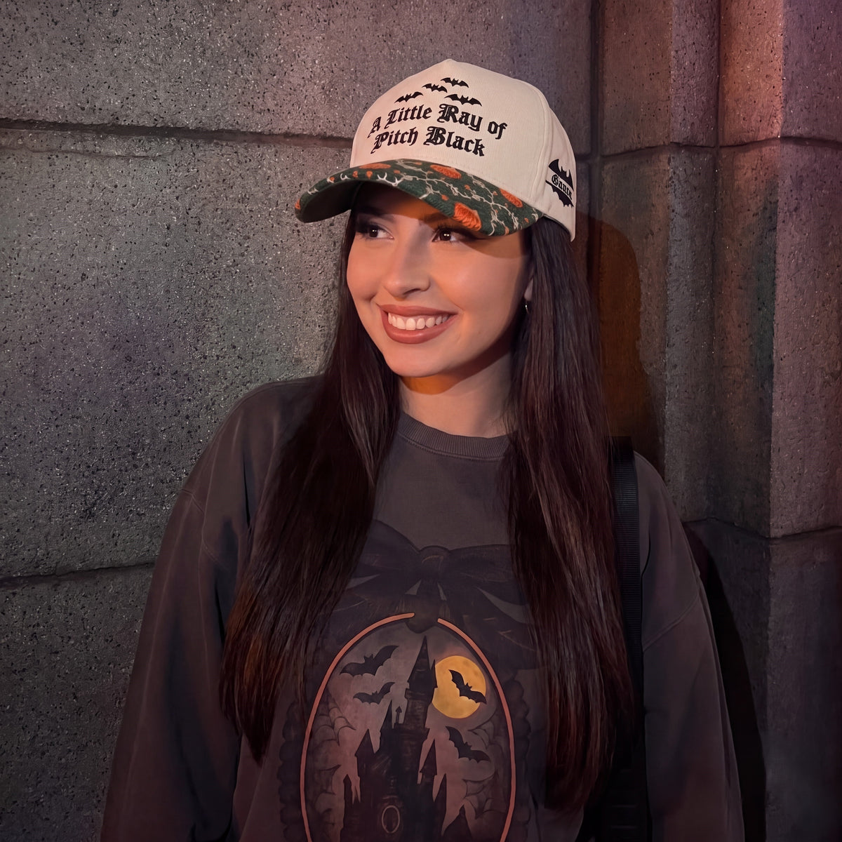 Little Ray Pumpkin Tapestry Brim Hat