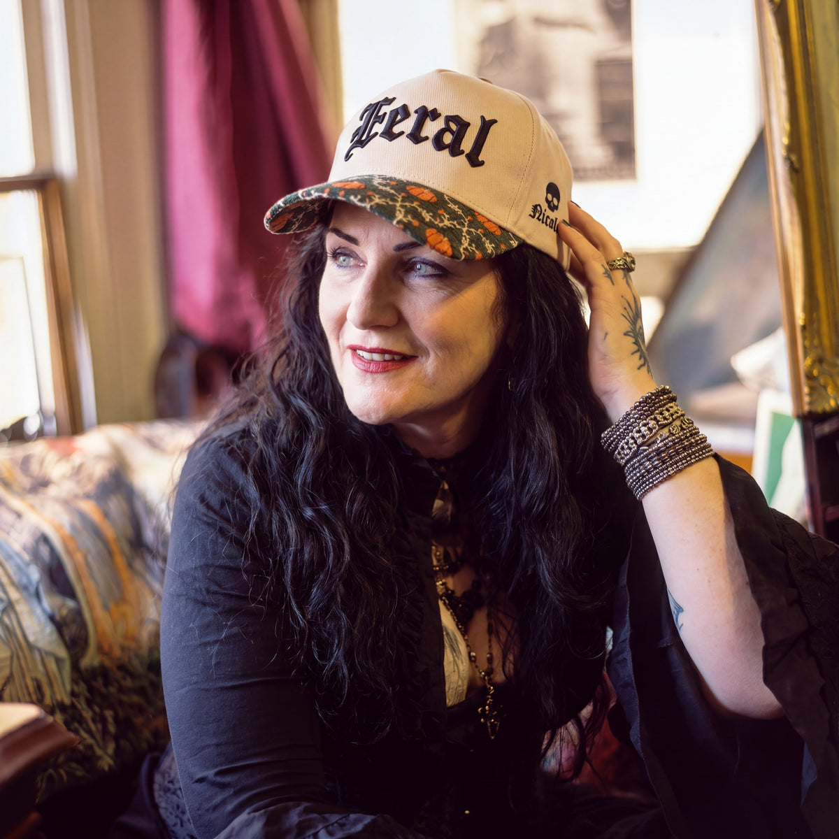 Feral Pumpkin Tapestry Brim Hat