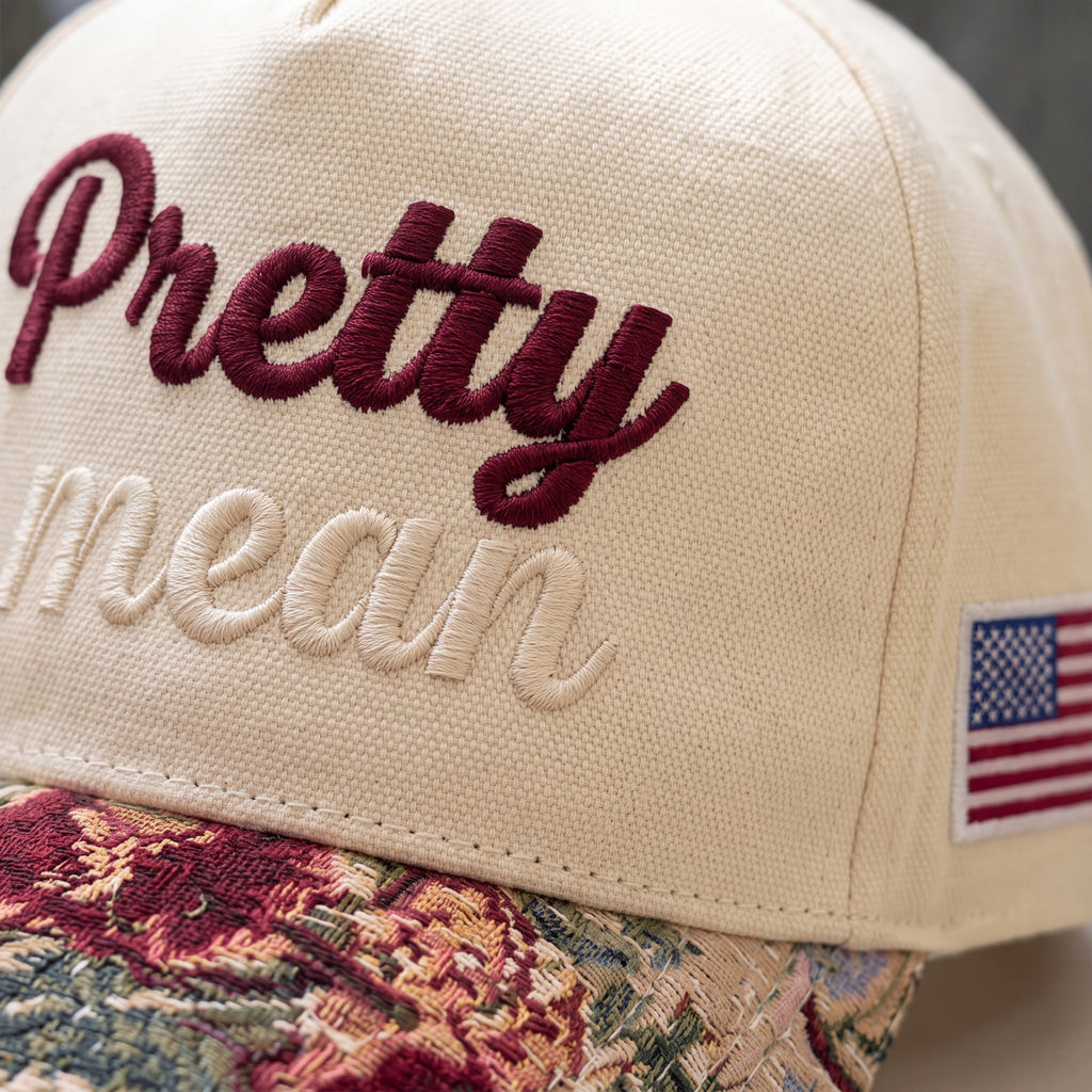 Pretty Tapestry FLoral Hat