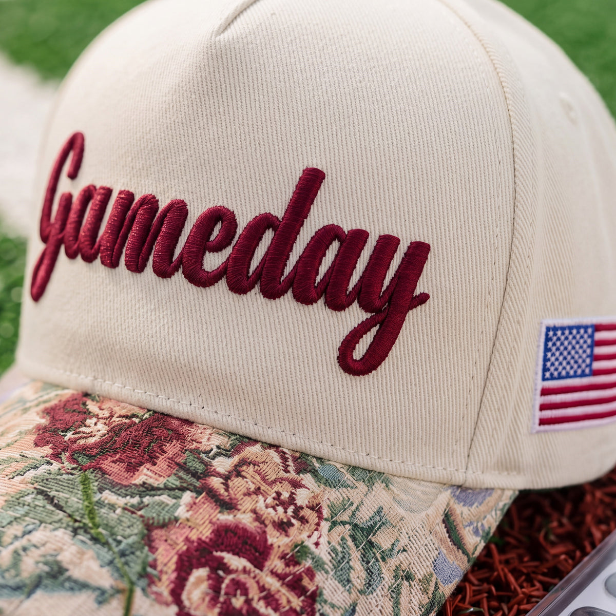 Game Day Tapestry FLoral Hat