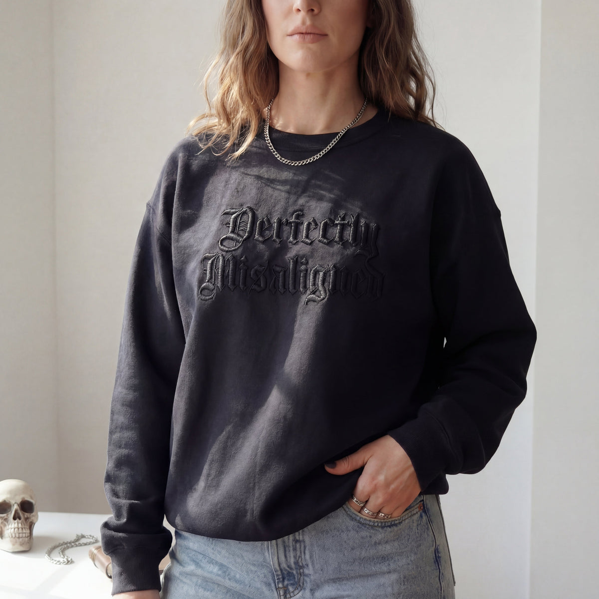 Perfectly Misaligned Embroidered Shirt