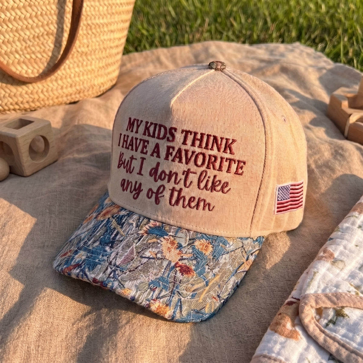 Don't Like Any Of Them FLoral Hat