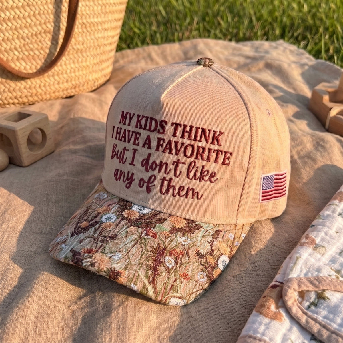 Don't Like Any Of Them FLoral Hat