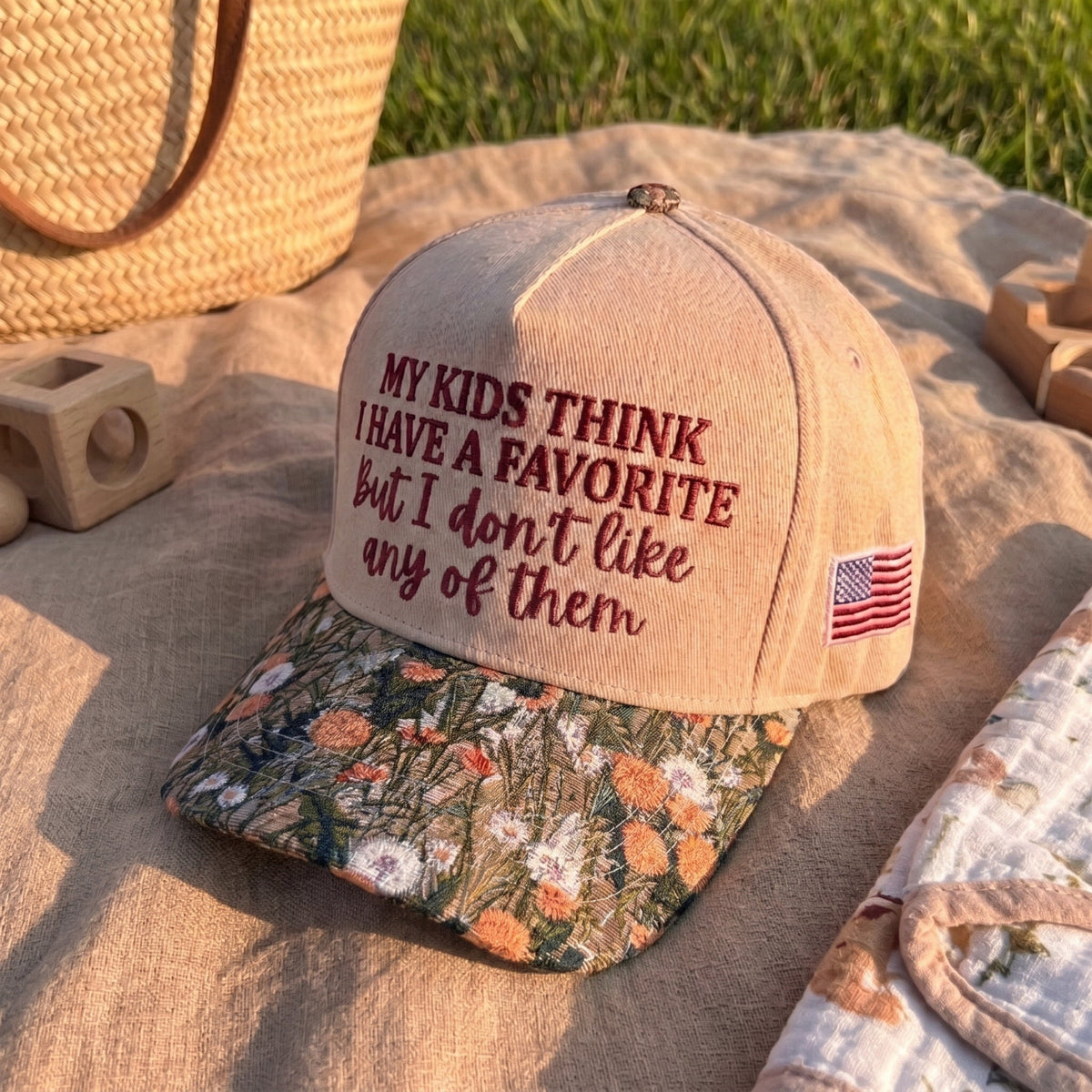 Don't Like Any Of Them FLoral Hat