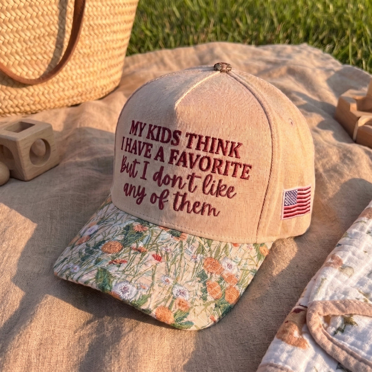 Don't Like Any Of Them FLoral Hat