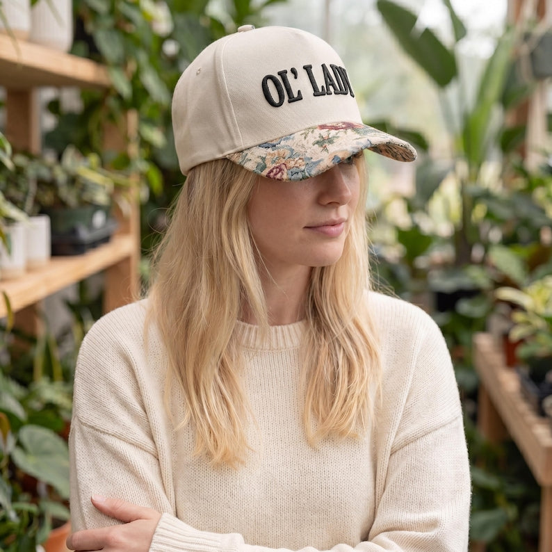 OL' LADY FLoral Hat