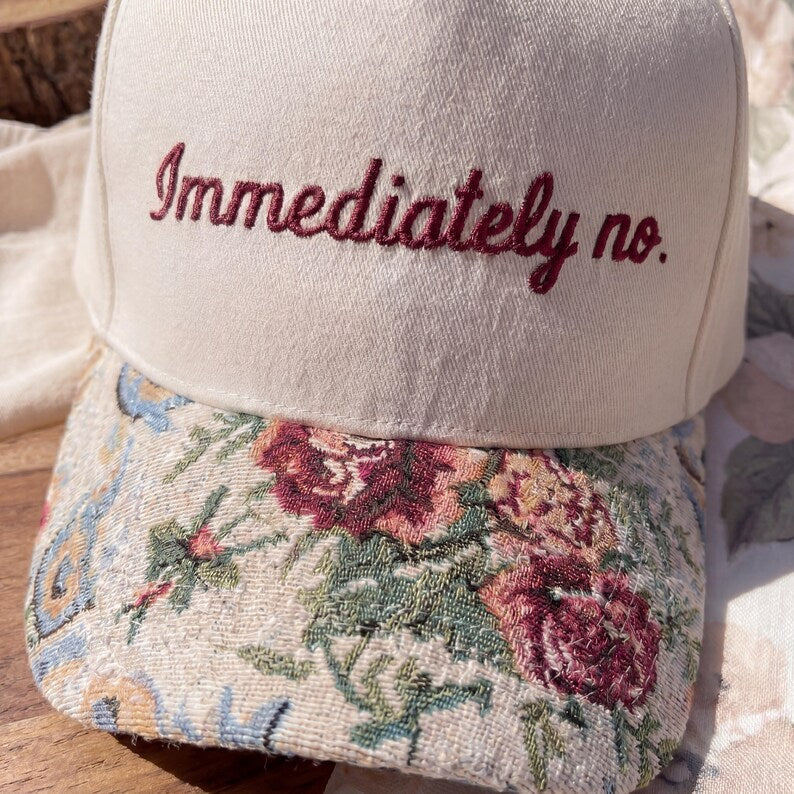 Immediately No. FLoral Hat