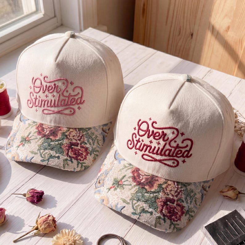 Overstimulated FLoral Hat