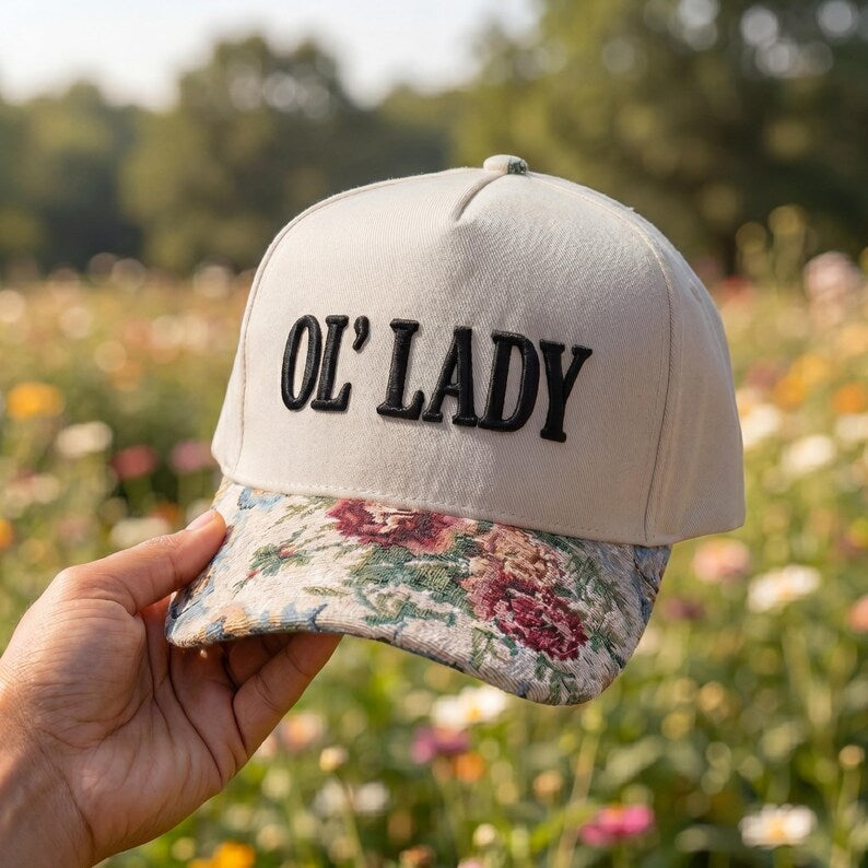 OL' LADY FLoral Hat