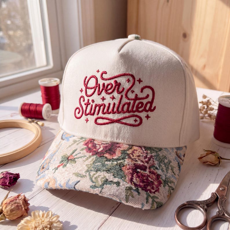Overstimulated FLoral Hat