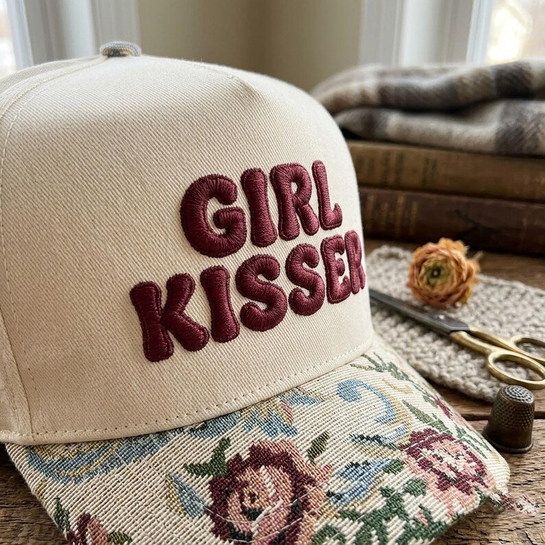 Girl Kisser FLoral Hat