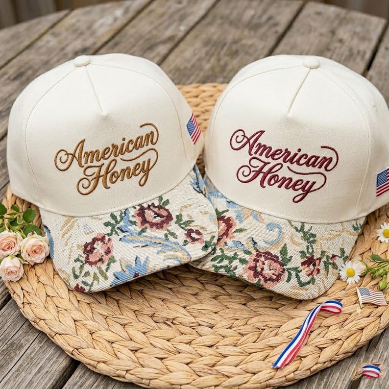 American Honey FLoral Hat