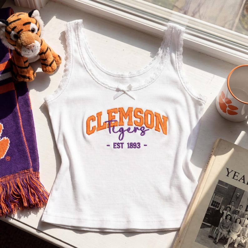 Custom University Lace Tank Top