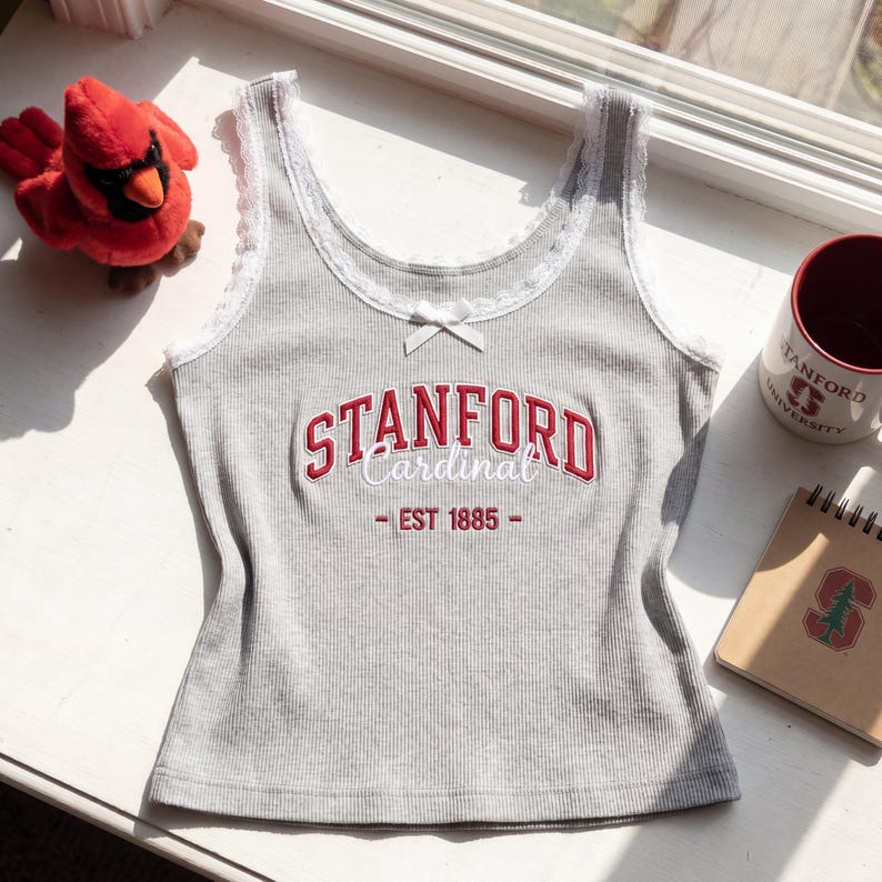 Custom University Lace Tank Top