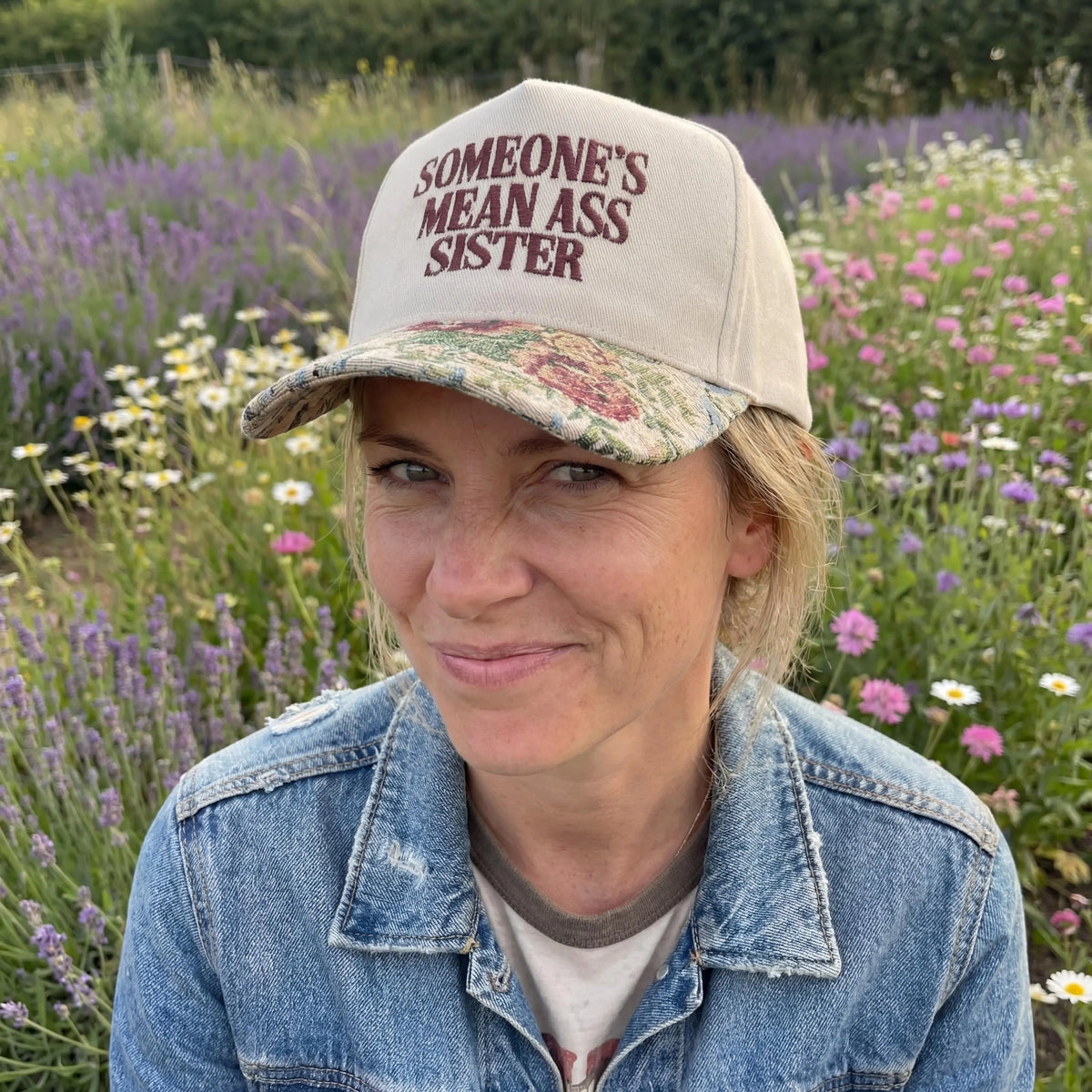 Someone's Mean Ass Sister Floral Hat